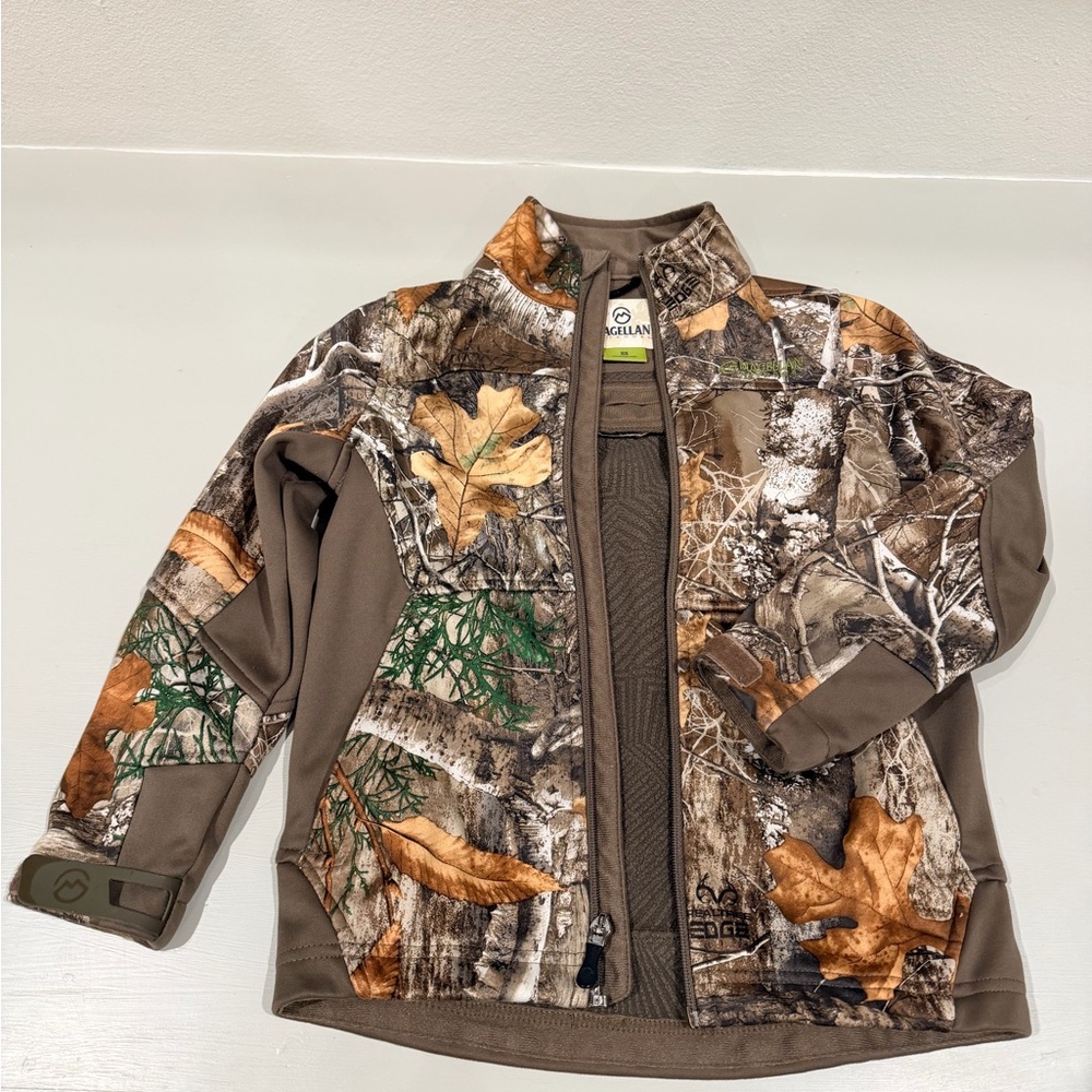Camouflage Jacket with Leaf Pattern